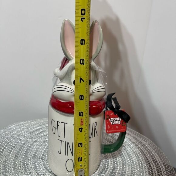 Rae Dunn Buggs Bunny Mug with Topper NWT - Picture 8 of 10